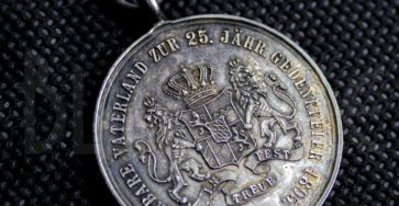 Bayerische Silbermedaille zur 25-jährigen Gedenkfeier des deutsch-französischen Krieges von 1870/1871