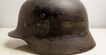 M35 Stahlhelm der Deutschen Wehrmacht – Eisenhüttenwerke Thale – ET66